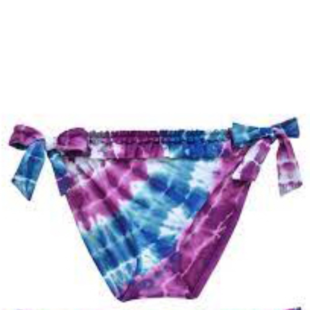 Lucky Brand Side Tie Caribbean Crush bikini bottom